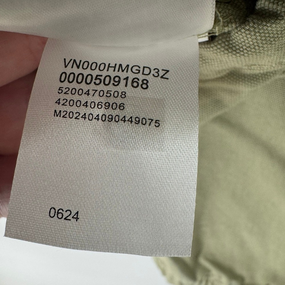Vans Torrey Canvas Coach Jacket Men's XL Light Green Snap Front Cotton NEW - Picture 11 of 11
